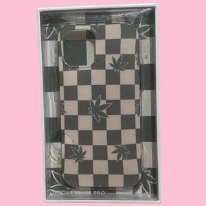 Urban outfitters olive green Checkered Phone Case